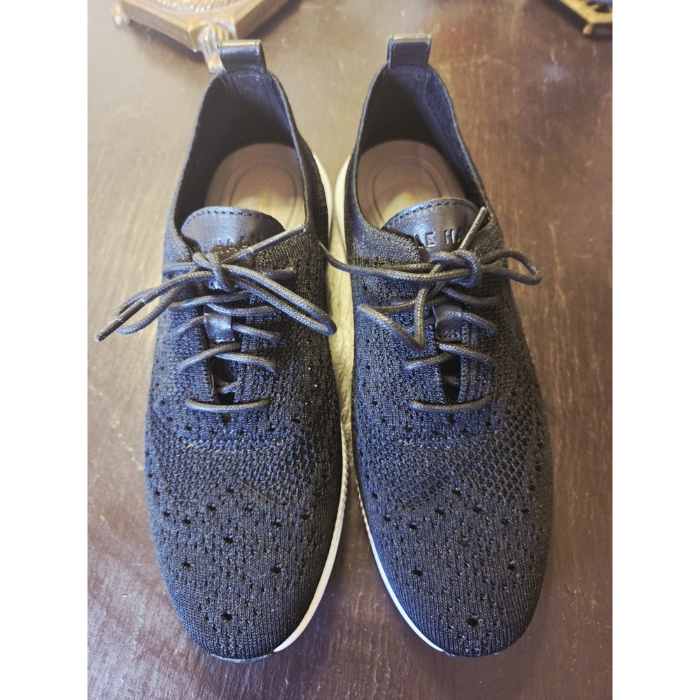 Cole Haan Wms 2 ZEROGRAND Stitchlite Black Knit/White Sz 8.5B W11511 NEW! $160 - Picture 14 of 14